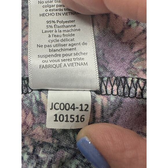 LuLaRoe Women’s Swing Dress Small Multicolor Floral Print Short Sleeve Stretch - Picture 6 of 7